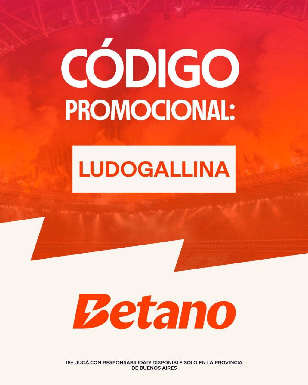 Registrate en Betano con código LUDOGALLINA